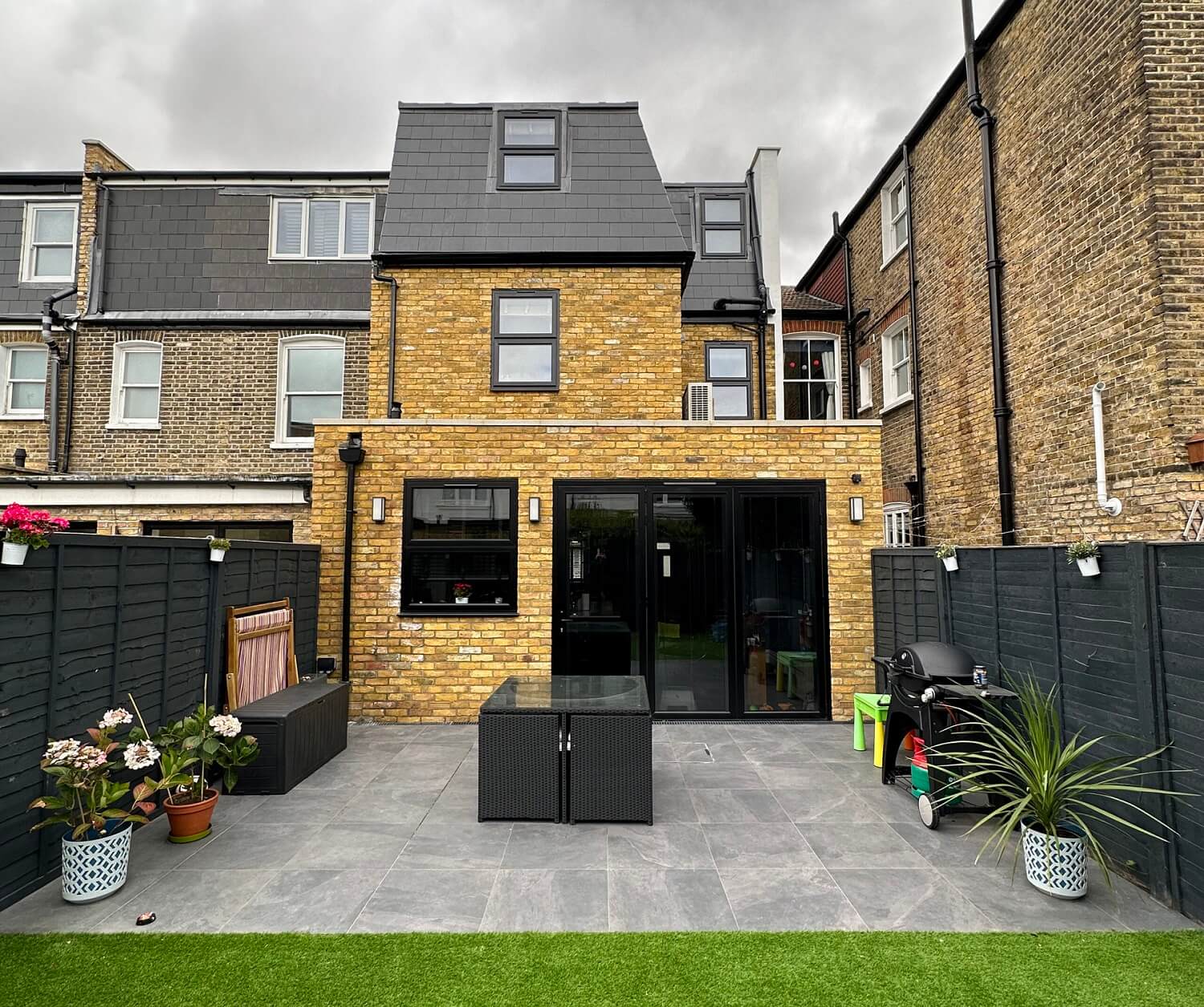 Double-storey rear extension on a South London home