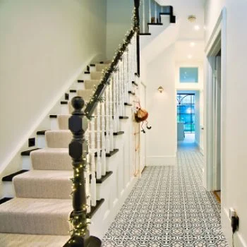 Interior-designed staircase project
